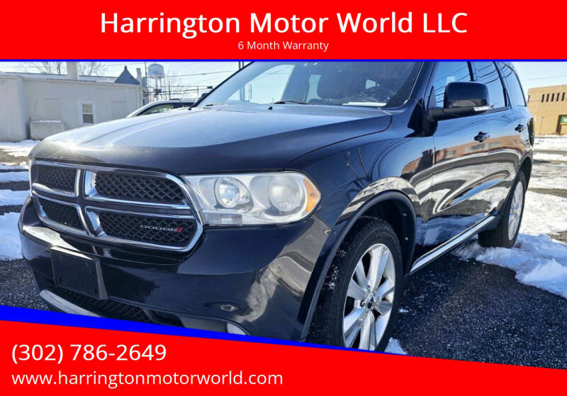 2012 Dodge Durango for sale at Harrington Motor World LLC in Harrington DE