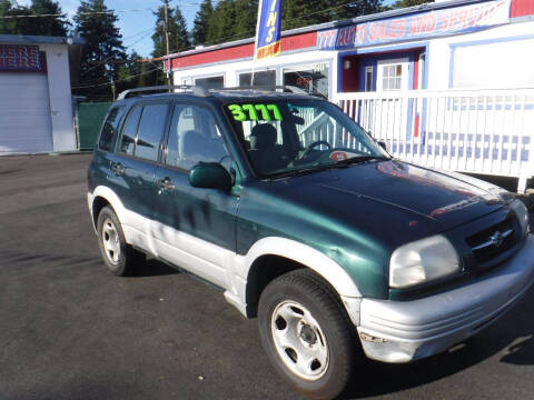 2000 Suzuki Grand Vitara for sale at 777 Auto Sales and Service in Tacoma WA