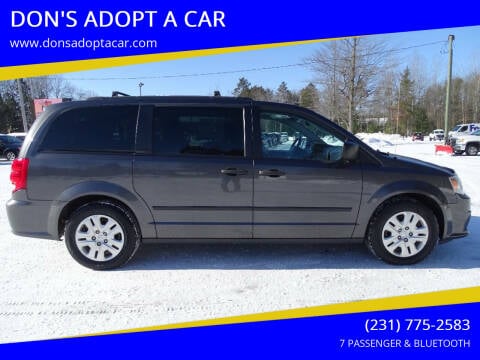 2017 Dodge Grand Caravan for sale at DON'S ADOPT A CAR in Cadillac MI