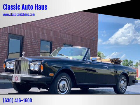 1980 Rolls-Royce Corniche for sale at Classic Auto Haus in Dekalb IL