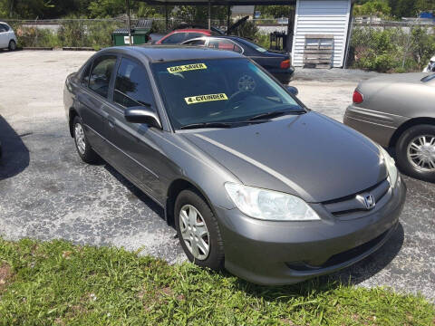 2005 Honda Civic for sale at Easy Credit Auto Sales in Cocoa FL