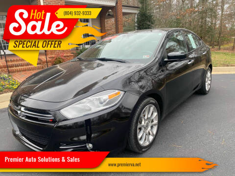 2013 Dodge Dart for sale at Premier Auto Solutions & Sales in Quinton VA