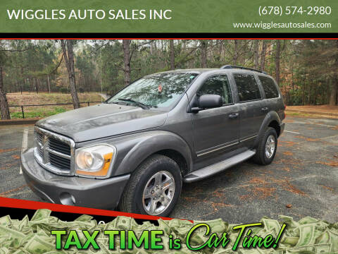 2005 Dodge Durango for sale at WIGGLES AUTO SALES INC in Mableton GA