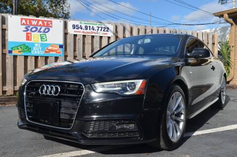2015 Audi A5 for sale at ALWAYSSOLD123 INC in Fort Lauderdale FL