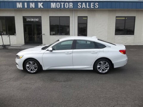 2020 Honda Accord for sale at MINK MOTOR SALES INC in Galax VA