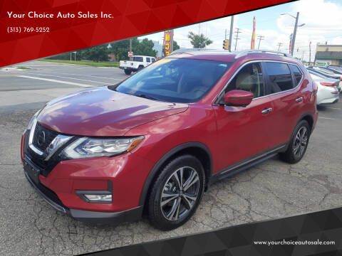 2017 Nissan Rogue for sale at Your Choice Auto Sales Inc. in Dearborn MI