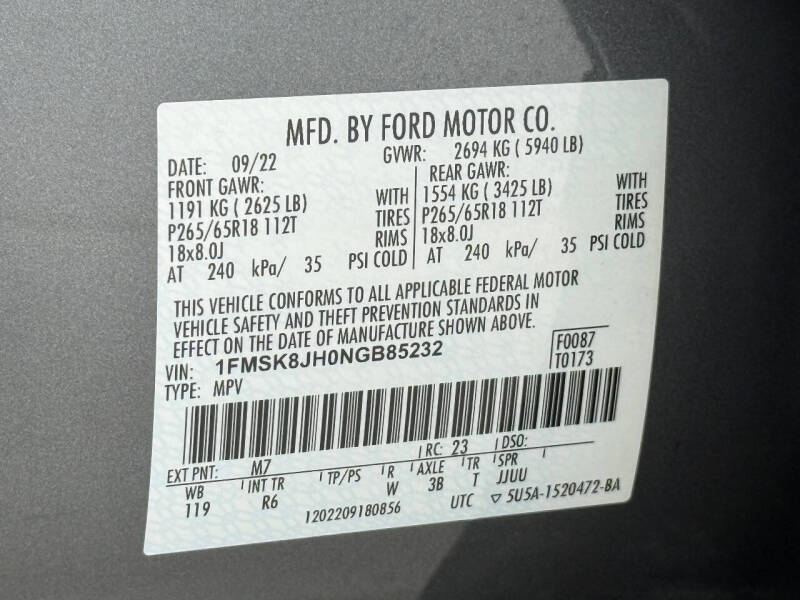 2022 Ford Explorer Timberline