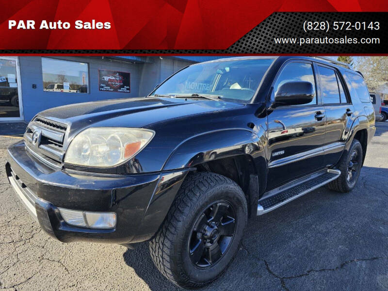 2003 Toyota 4Runner for sale at PAR Auto Sales in Granite Falls NC