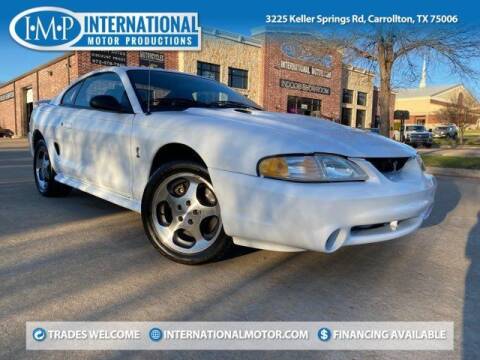 1996 Ford Mustang SVT Cobra for sale at International Motor Productions in Carrollton TX