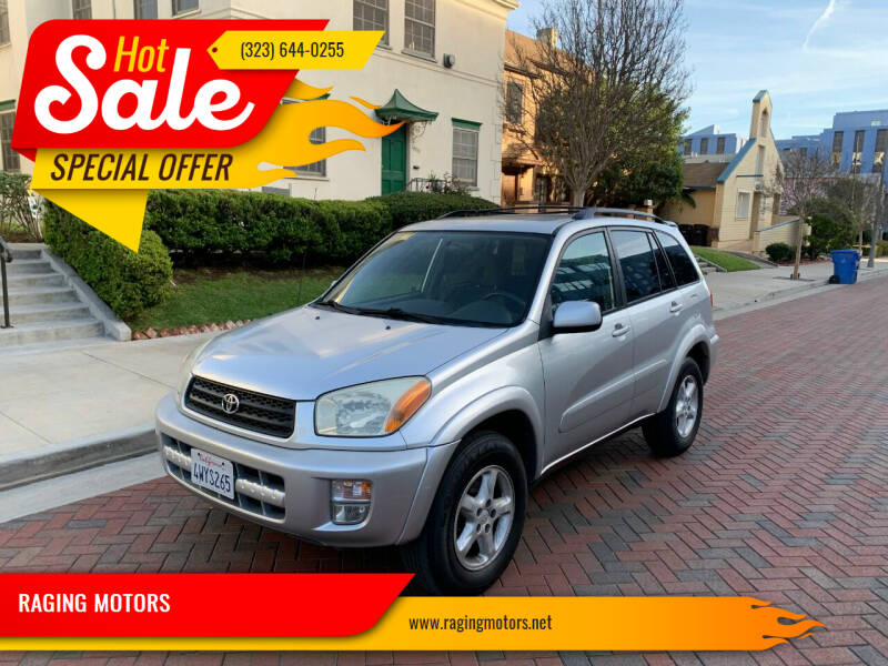 2002 Toyota RAV4 for sale at RAGING MOTORS in Los Angeles CA