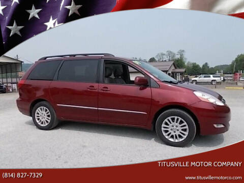 2009 Toyota Sienna for sale at Titusville Motor Company in Titusville PA