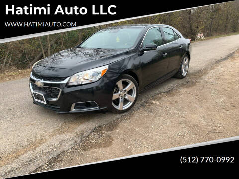 2015 Chevrolet Malibu for sale at Hatimi Auto LLC in Buda TX