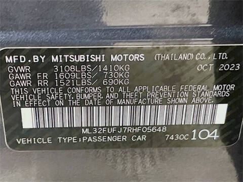 2024 Mitsubishi Mirage G4