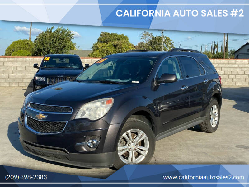 2013 Chevrolet Equinox for sale at CALIFORNIA AUTO SALES #2 in Livingston CA