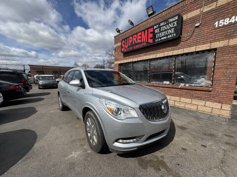 2017 Buick Enclave for sale at Supreme Motor Groups in Detroit MI