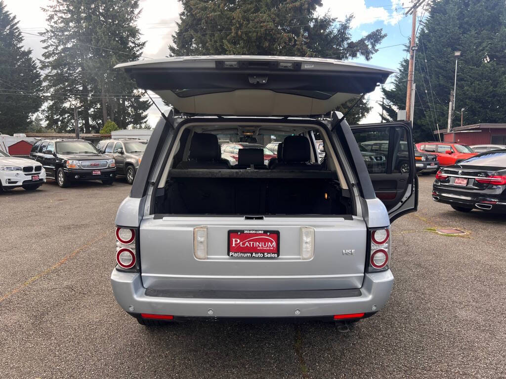 2011 Land Rover Range Rover for sale at PLATINUM AUTO SALES INC in Lacey, WA