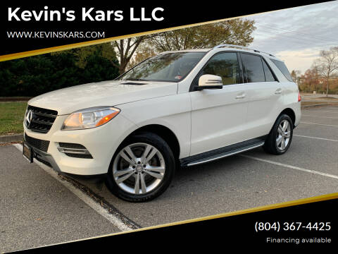 2013 Mercedes-Benz M-Class for sale at Kevin's Kars LLC in Richmond VA