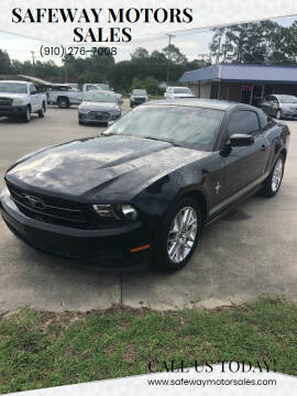 2012 Ford Mustang for sale at Safeway Motors Sales in Laurinburg NC