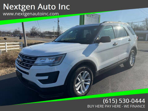 2017 Ford Explorer for sale at Nextgen Auto Inc in Smithville TN