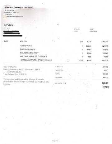 1960 Cadillac Eldorado