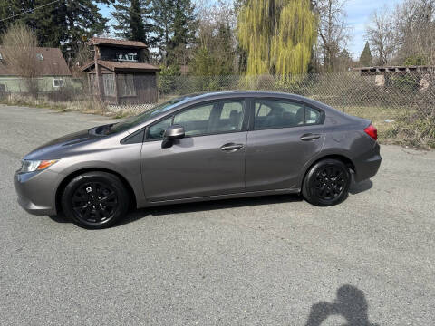 2012 Honda Civic for sale at 3 BOYS CLASSIC TOWING and Auto Sales in Grants Pass OR