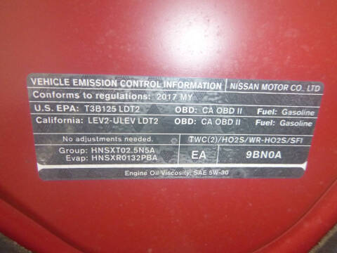 2017 Nissan Frontier S