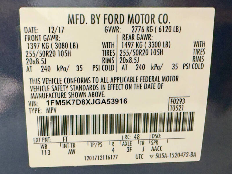 2018 Ford Explorer XLT