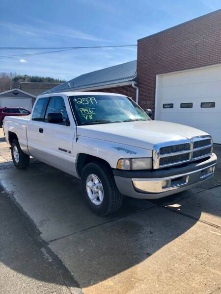 1996 Dodge Ram Pickup 1500 for sale at Stephen Motor Sales LLC in Caldwell OH