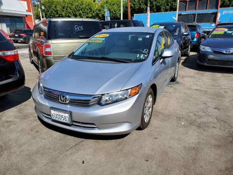 2012 Honda Civic for sale at Ramos Auto Sales in Los Angeles CA