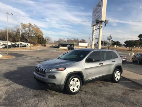 2014 Jeep Cherokee for sale at Patriot Auto Sales in Lawton OK