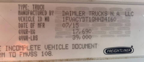2016 Freightliner M2 106