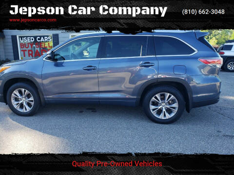 2015 Toyota Highlander for sale at Jepson Car Company in Saint Clair MI