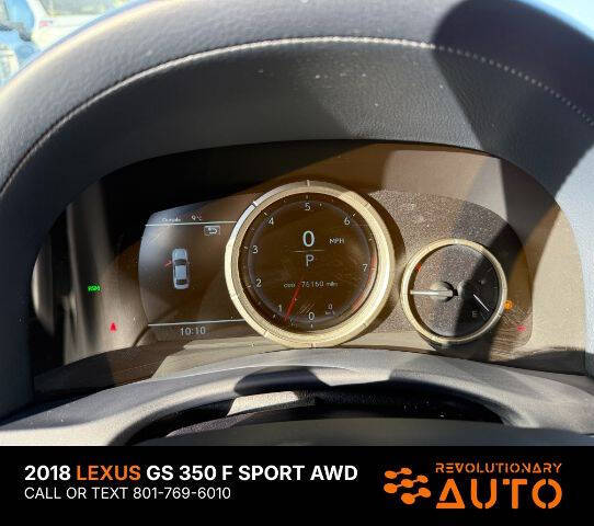 2018 Lexus GS 350 F SPORT