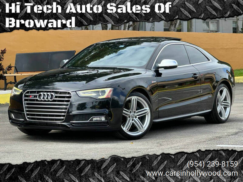 2013 Audi S5 for sale at Hi Tech Auto Sales Of Broward in Hollywood FL