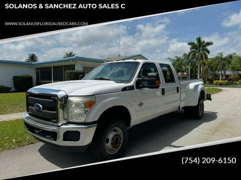 2016 Ford F-350 Super Duty for sale at SOLANOS & SANCHEZ AUTO SALES C in Hollywood FL