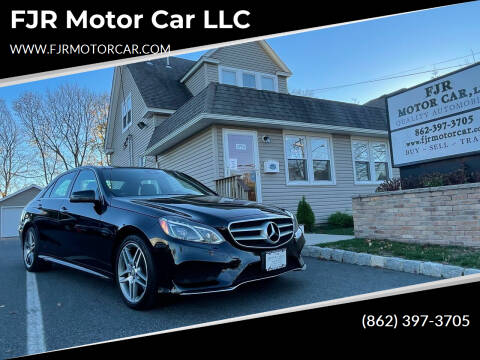 2015 Mercedes-Benz E-Class for sale at FJR Motor Car LLC in Mine Hill NJ