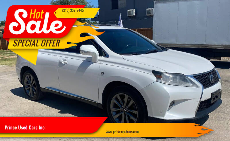 2013 Lexus RX 350 for sale at Prince Used Cars Inc in San Antonio TX