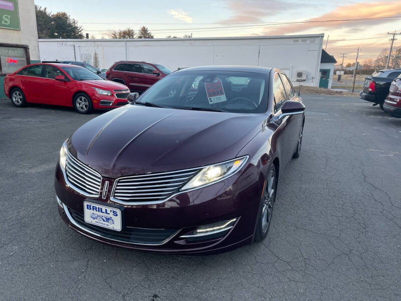 2013 Lincoln MKZ for sale at Brill's Auto Sales in Westfield MA