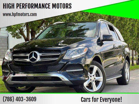 2016 Mercedes-Benz GLE for sale at HIGH PERFORMANCE MOTORS in Hollywood FL