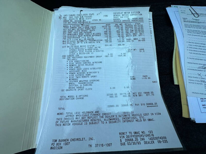 1993 Chevrolet Camaro Z28