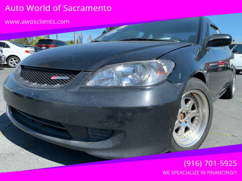 2004 Honda Civic for sale at Auto World of Sacramento Stockton Blvd in Sacramento CA