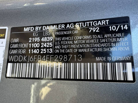 2015 Mercedes-Benz E-Class E 400