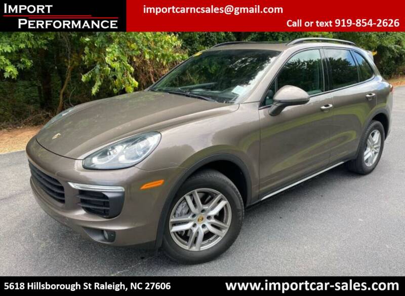 2016 Porsche Cayenne for sale at Import Performance Sales in Raleigh NC