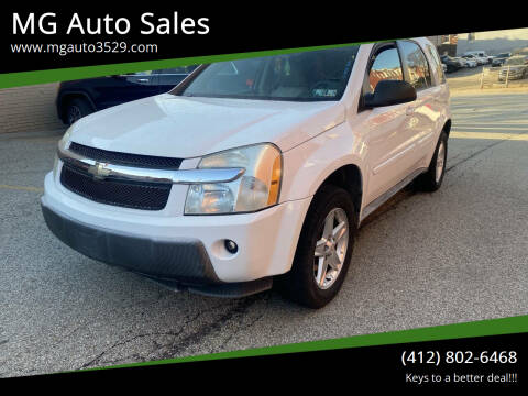 2005 Chevrolet Equinox for sale at MG Auto Sales in Pittsburgh PA