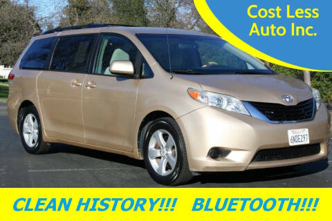 2011 Toyota Sienna for sale at Cost Less Auto Inc. in Rocklin CA