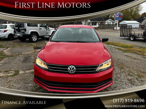 2015 Volkswagen Jetta for sale at First Line Motors in Jamestown IN