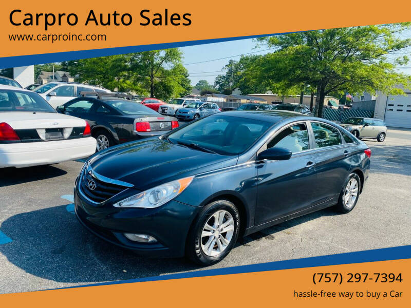 2013 Hyundai Sonata for sale at Carpro Auto Sales in Chesapeake VA