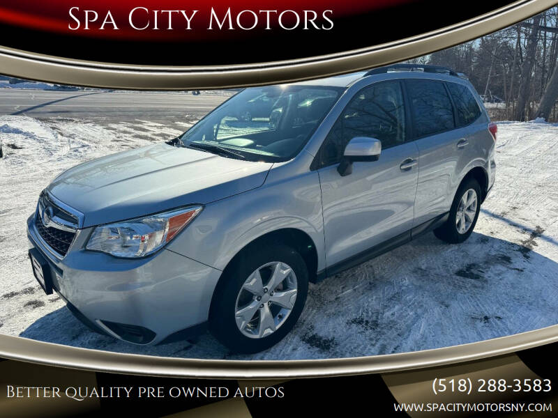 2015 Subaru Forester for sale at Spa City Motors in Ballston Spa NY