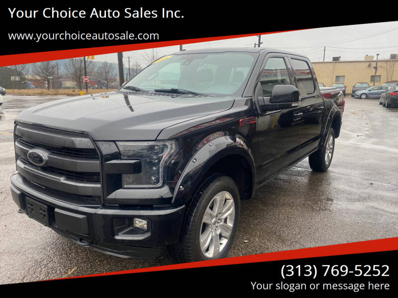 2015 Ford F-150 for sale at Your Choice Auto Sales Inc. in Dearborn MI