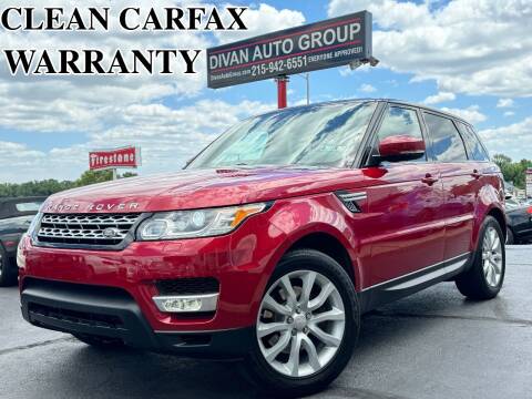 2015 Land Rover Range Rover Sport for sale at Divan Auto Group in Feasterville Trevose PA